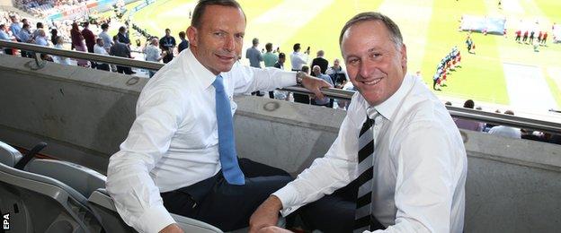 Tony Abbott and John Key