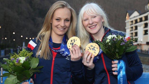 Charlotte Evans (left) and Kelly Gallagher (right)
