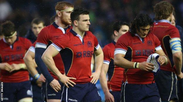 Scotland have lost all three of their Six Nations matches