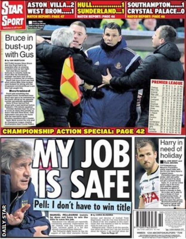 Daily Star back page
