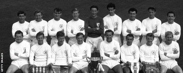Tottenham's 1963 European Cup Winners' Cup winning side