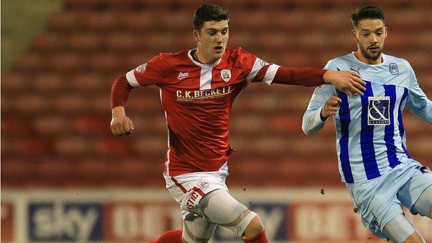 Barnsley striker George Waring