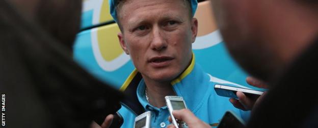 Astana team manager Alexander Vinokourov