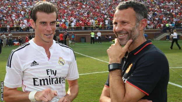 Gareth Bale and Ryan Giggs