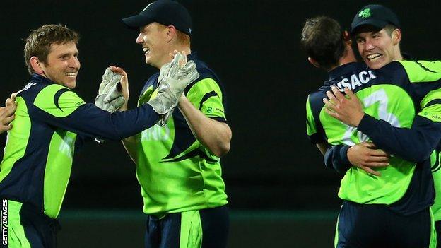 Ireland players celebrates after securing another thrilling World Cup win