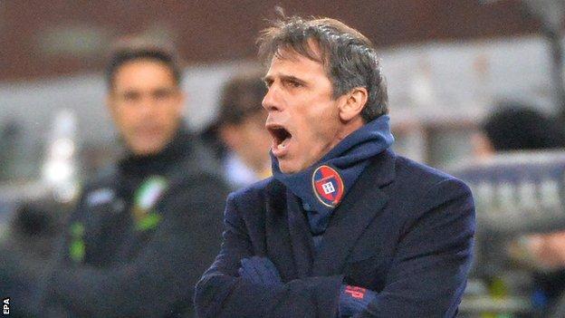 Gianfranco Zola sacked as Serie A Cagliari rehire Zdenek Zeman - BBC Sport