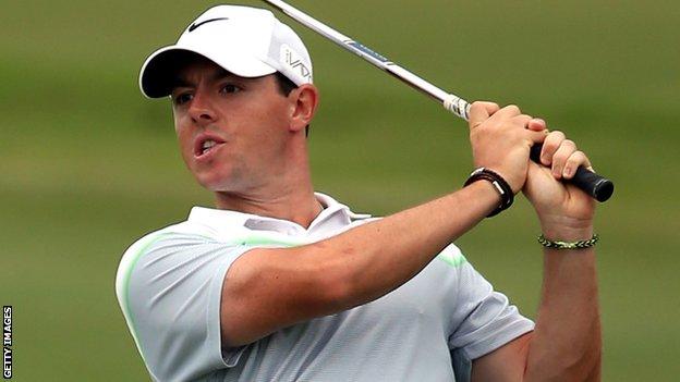 World number one Rory McIlroy