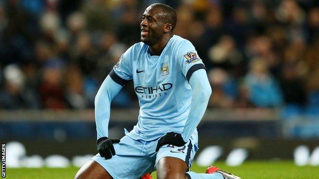 Manchester City's Yaya Toure