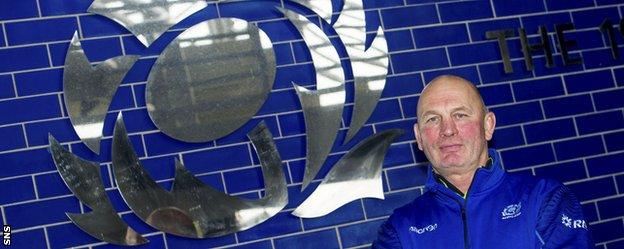 Scotland head coach Vern Cotter