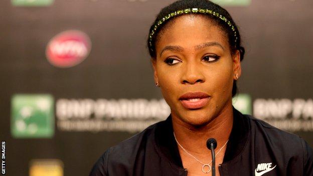 Serena Williams explained her decision to end her 14-year boycott to reporters at Indian Wells