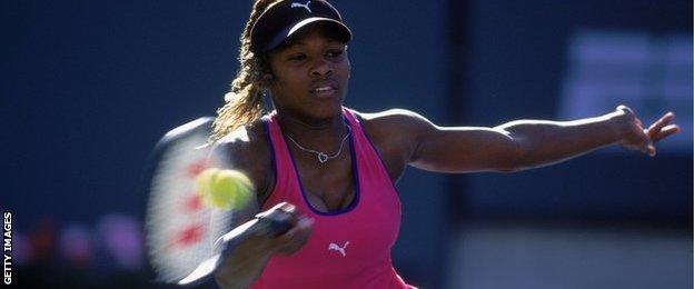 Serena Williams Indian Wells Return Evokes Spirit Of Mandela Bbc Sport