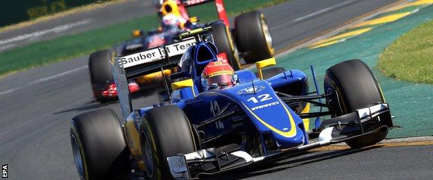 Rookie driver Felipe Nasr impressed finishing 5th. Sauber failed to win any points last season but have picked up 10 already in 2015