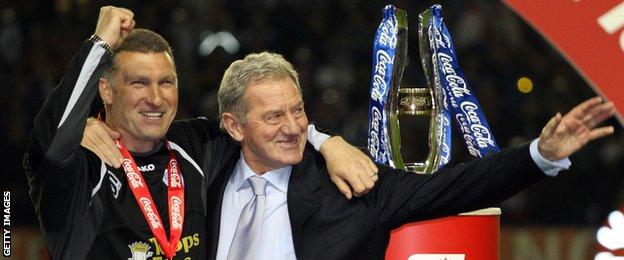 Nigel Pearson and Milan Mandaric