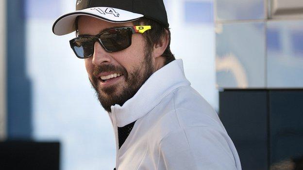 Mclaren driver Fernando Alonso