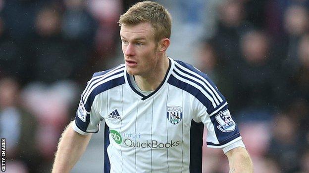 West Brom's Chris Brunt