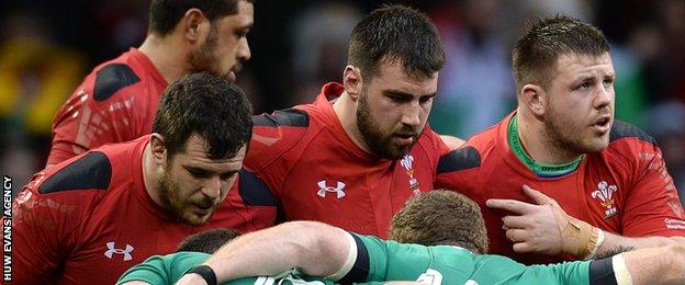 Aaron Jarvis, Scott Baldwin and Rob Evans will pack down against Italy