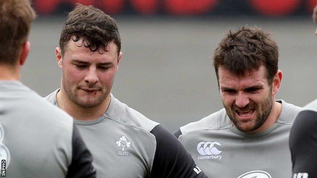 Robbie Henshaw and Jared Payne