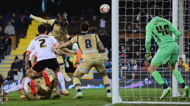 Sol Bamba scores for Leeds