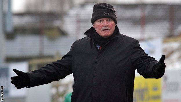 Long-serving Portadown manager Ronnie McFall