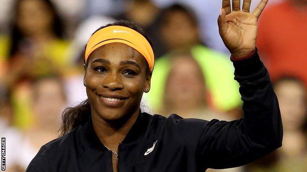 Serena Williams at Indian Wells