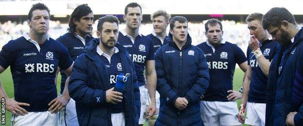 Scotland lost all of their Six Nations matches this season
