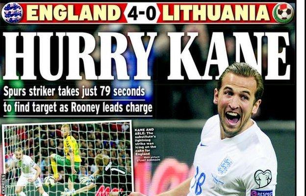 On This Day in 2015: Harry Kane scores on his England debut against  Lithuania - The Irish News