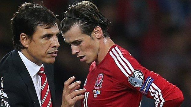 Chris Coleman and Gareth Bale
