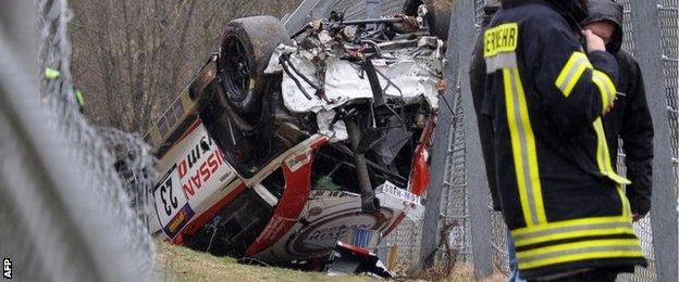 Nurburgring crash