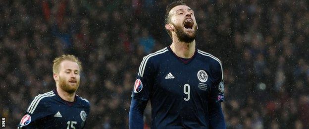 Steven Fletcher hit a hat-trick, the first for Scotland since Colin Stein in 1969