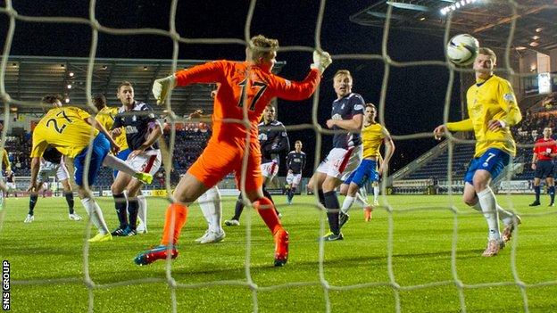 Falkirk recovered from a shock weekend loss to Dumbarton to move into the play-off places