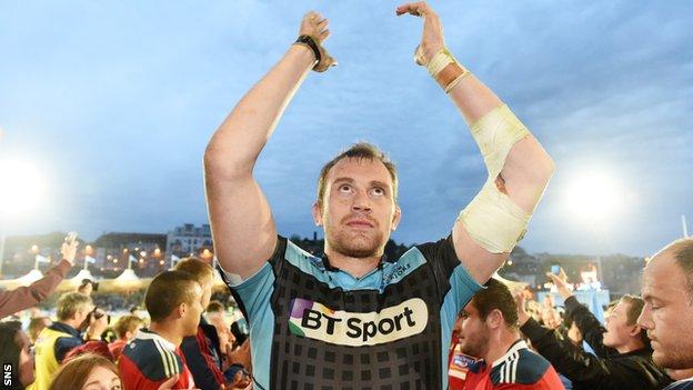 Alastair Kellock has made more than 150 appearances for Glasgow Warriors