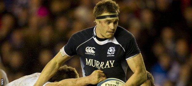 Alastair Kellock was capped 56 times for Scotland