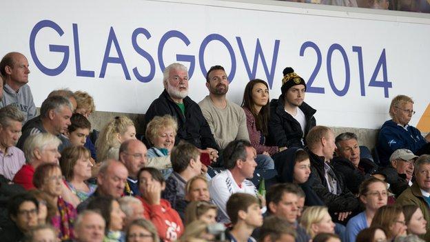 Crowds at the Commonwealth Games in Glasgow last year