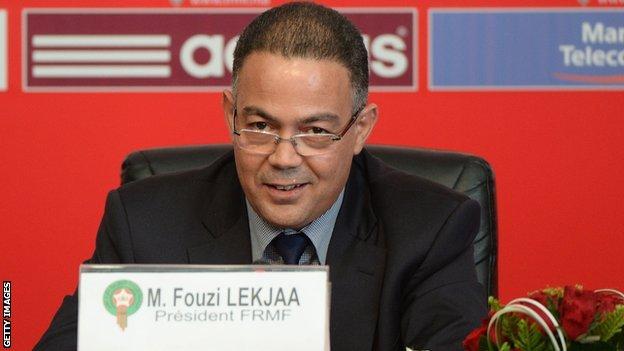 President of the Moroccan Football Federation Fouzi Lekjaa