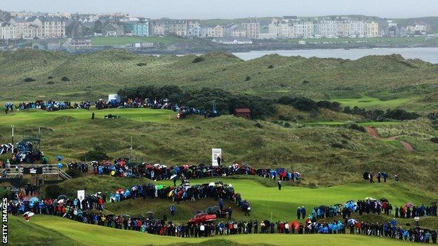 Royal Portrush hosted the Irish Open in 2012