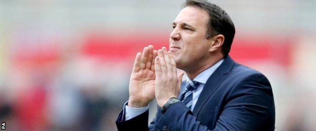 Wigan manager Malky Mackay
