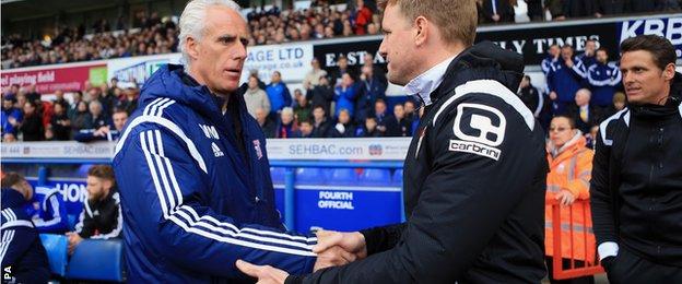 Mick McCarthy and Eddie Howe