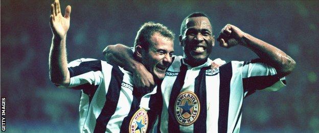 Alan Shearer and Les Ferdinand