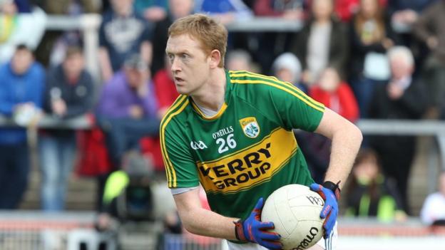 Colm Cooper made his return to action for Kerry as a substitute in the Division One match against Tyrone at Healy Park