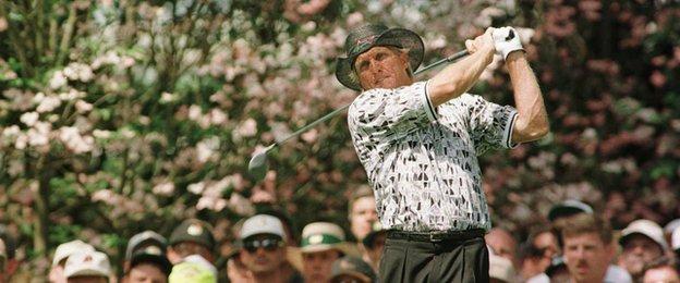 Greg Norman blew a six-shot lead with 18 holes to play
