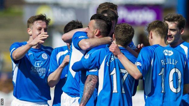 Queen of the South defeated Falkirk 1-0 to all but assure themselves of a play-off spot
