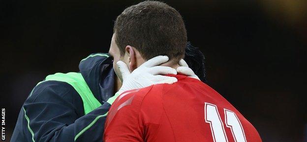 Wing George North has suffered three concussions this season playing for Wales and Northampton