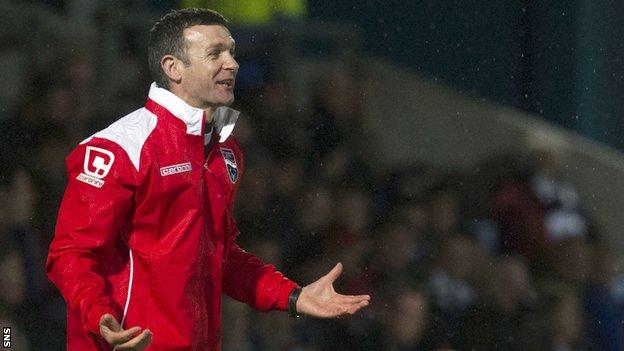 Ross County manager Jim McIntyre has won eight of the last nine games
