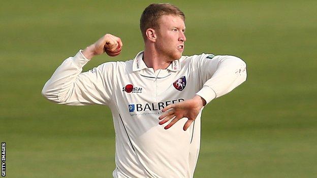 Adam Riley Kent Spinner Staying Grounded After England Talk Bbc Sport