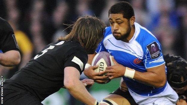 Taulupe Faletau was sin-binned at Murrayfield