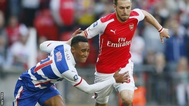 Jordan Obita and Aaron Ramsey