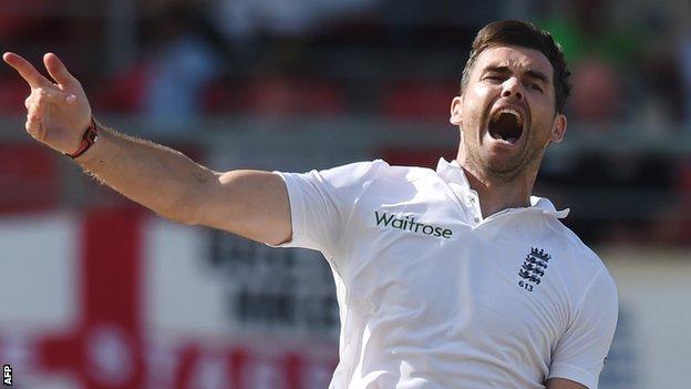 England record Test wicket-taker James Anderson