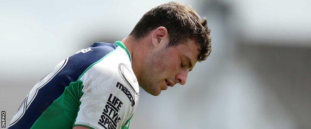 Robbie Henshaw shows his dejection after Connacht's defeat in Galway