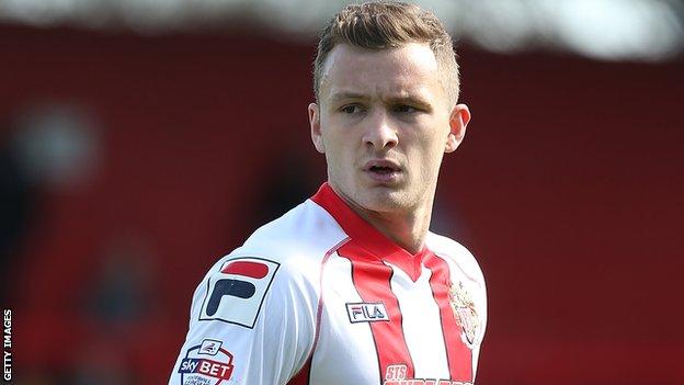 Stevenage's Dean Parrett