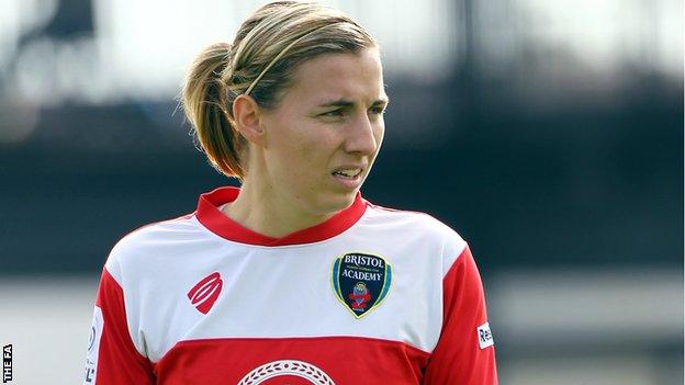 Grace McCatty: Captain playing for her Bristol Academy future - BBC Sport